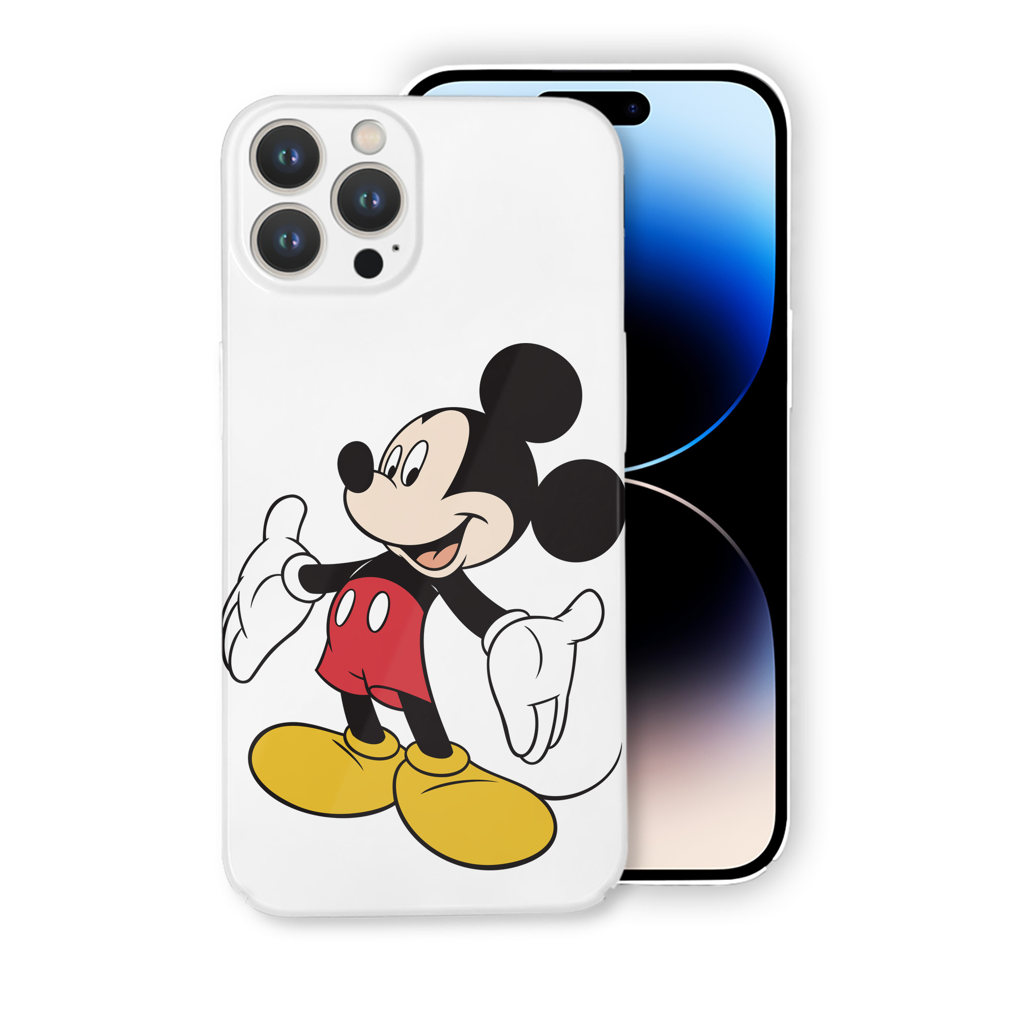 （画像用） ミッキーマウス Mickey Mouse 【iPhone 14シリーズ対応】ハードケース
